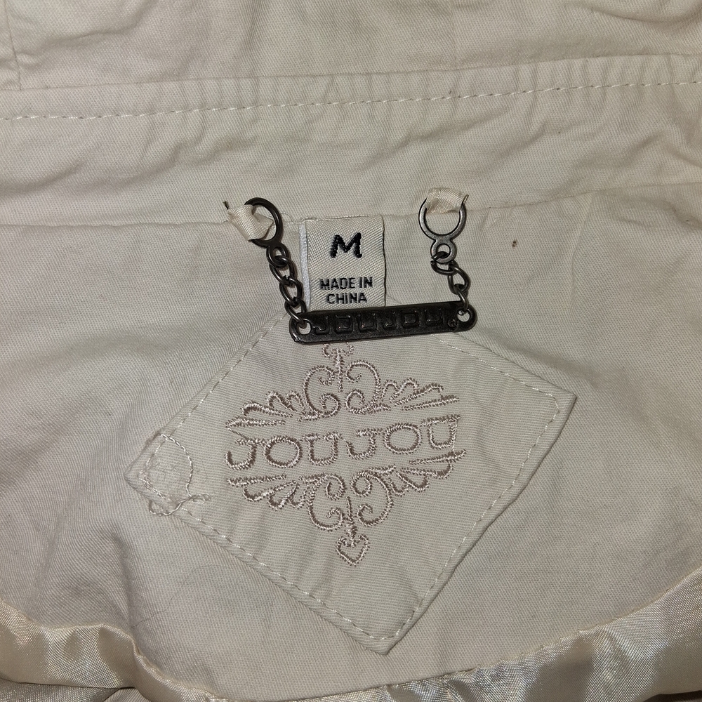 Joujou Stylish Cream Utility Jacket for Women size M - Picture 2 of 16